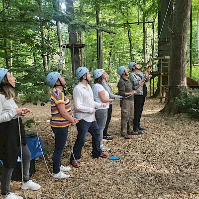 Teambuilding-Event im Kletterwald Schwerte